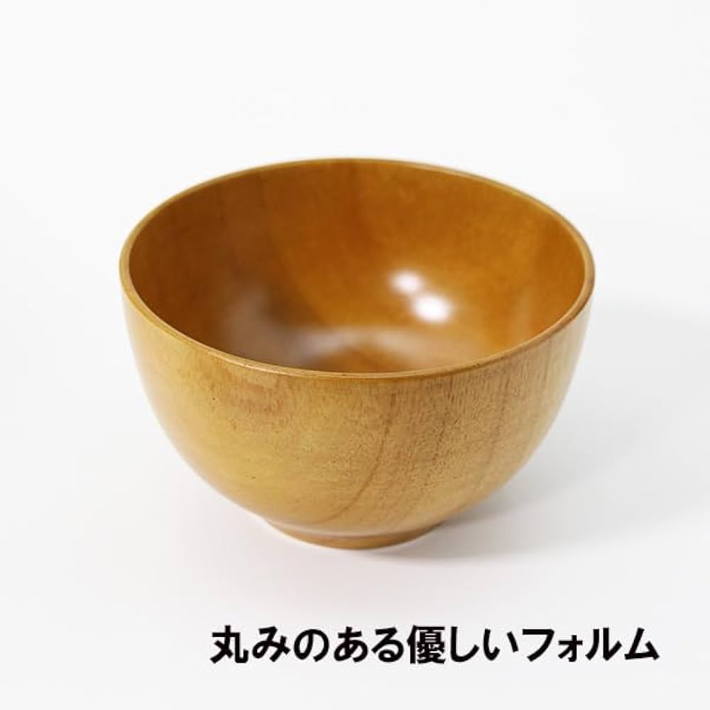 Amazon.co.jp: マイボール ナチュラル 大 汁椀 木製 大きい お椀